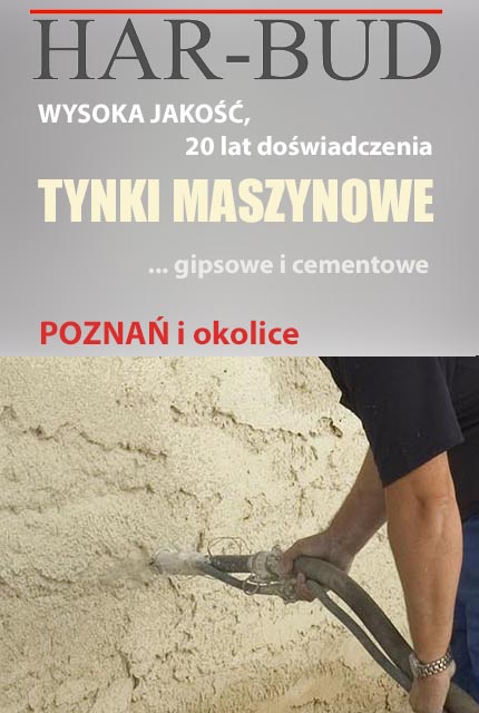 Tynki maszynowe Poznań